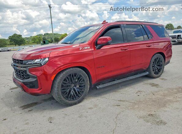 1GNSKPKD1NR140015 2022 CHEVROLET TAHOE Red Rear left