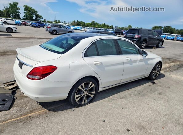 WDDWF4JB9HR252777 2017 MERCEDES-BENZ C White Առջևի աջ