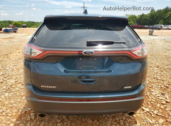 2FMPK3G94GBC40431 2016 FORD EDGE Синий Вид салона спереди