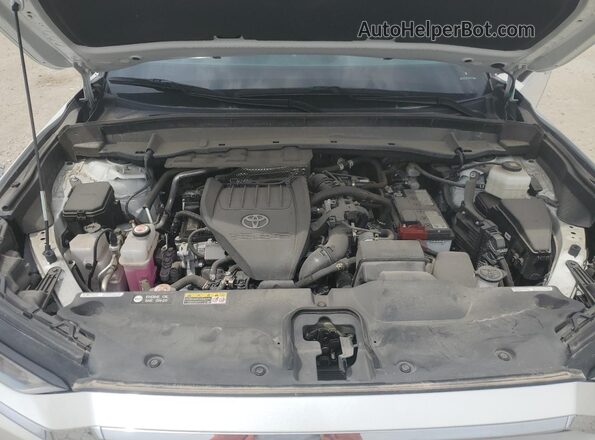5TDAAAB59RS010004 2024 TOYOTA GRAND HIGHLANDER White Vista del compartimento del motor