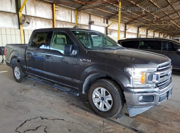 1FTEW1C51KKC90001 2019 FORD F150 Серый Вид спереди