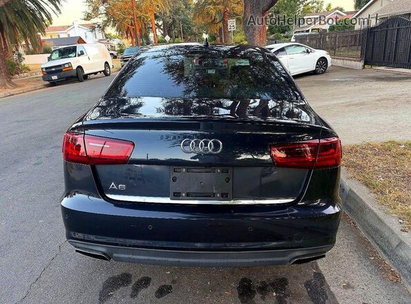 WAUD8AFC9JN015745 2018 AUDI A6 Blue Vista del compartimento del motor