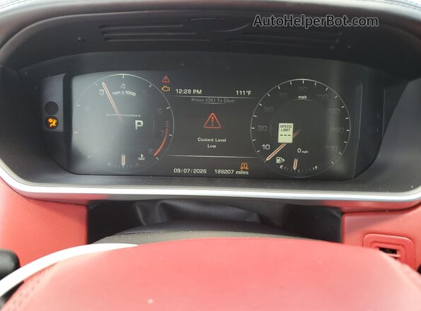 SALGV2EF2GA255500 2016 LAND ROVER RANGE Red Вид задніх сидінь