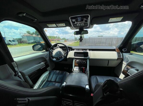 SALGS2EF9GA267801 2016 LAND ROVER RANGE Gray Հետևի նստատեղերի տեսք