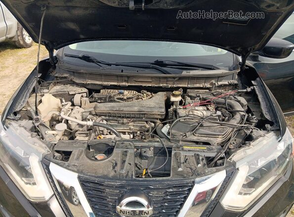 JN8AT2MV3HW251511 2017 NISSAN ROGUE Black Շարժիչի բաժամունքի տեսք