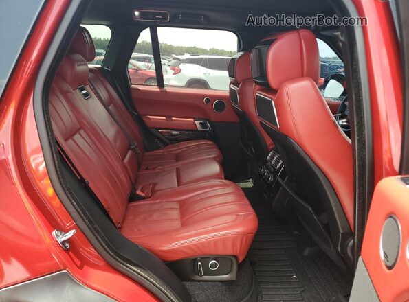 SALGV2EF2GA255500 2016 LAND ROVER RANGE Red Вид підкапотного простору
