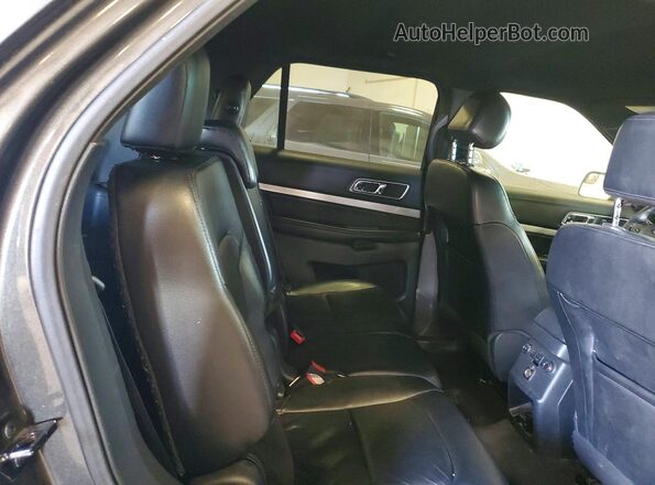 1FM5K8D82GGA33965 2016 FORD EXPLORER Gray Rear interior view