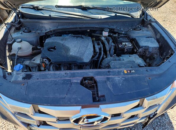 5NTJBDAE1NH010662 2022 HYUNDAI SANTA Gray ძრავის განყოფილების ხედი