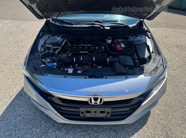 1HGCV1F44KA033841 2019 HONDA ACCORD Silver Вид панелі приладів