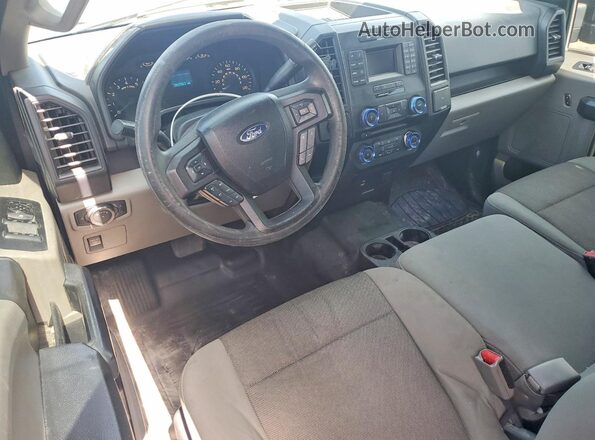 1FTEX1E83GKE50908 2016 FORD F150 Blue Vista del cuadro de instrumentos