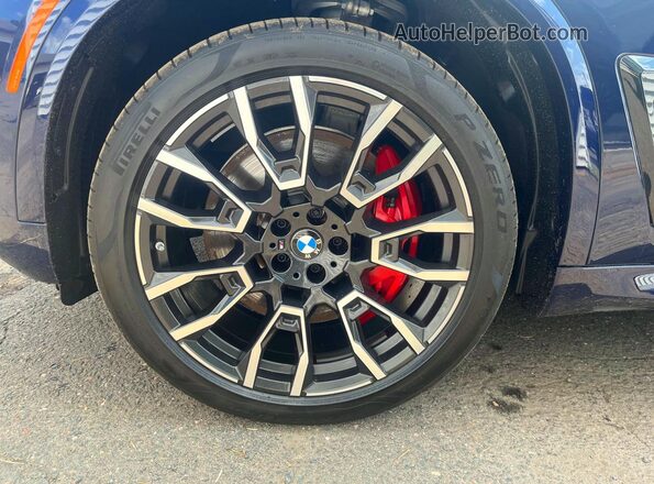 5UX33EU03R9T09335 2024 BMW X5 Blue Սալոնի 360 աստիճան տեսք