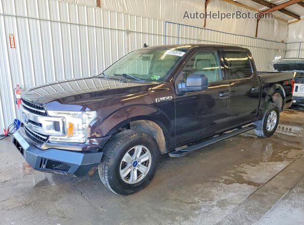 1FTEW1E41KFB18337 2019 FORD F150 Purple Rear left