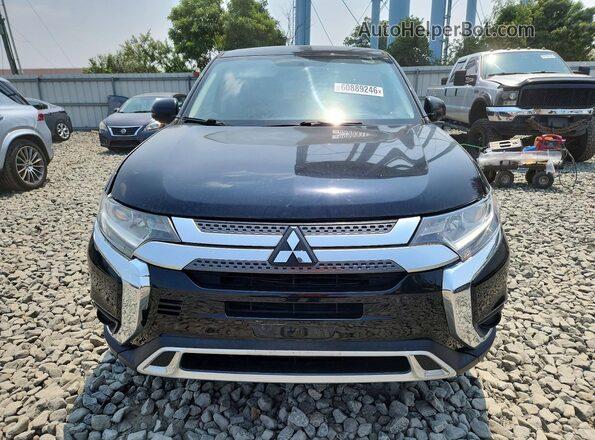 JA4AD2A34KZ011525 2019 MITSUBISHI OUTLANDER Black Widok z tyłu