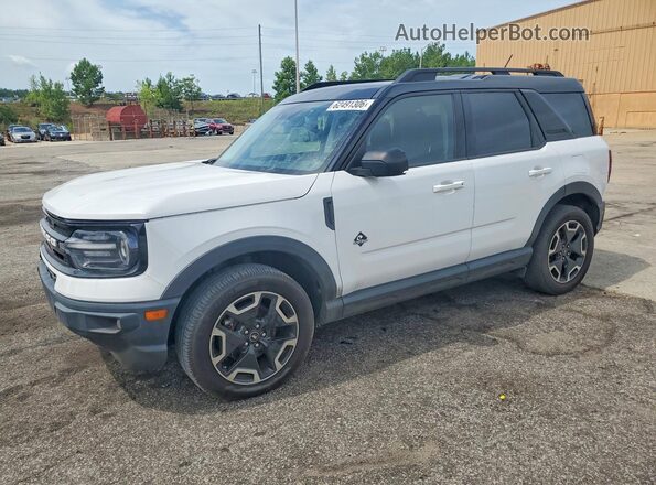 3FMCR9C63MRB08802 2021 FORD BRONCO Белый Задняя левая четверть