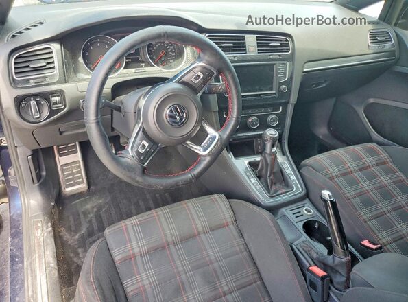 3VWYT7AUXGM068315 2016 VOLKSWAGEN GTI Blue Սարքավորումների վահանակի տեսք