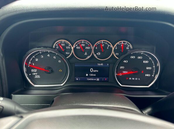 1GCRYJEK6NZ126060 2022 CHEVROLET SILVERADO Серый Вид щитка приборов