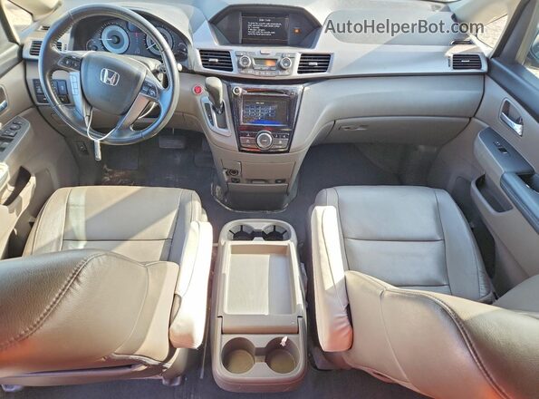 5FNRL5H62GB060541 2016 HONDA ODYSSEY Gray Instrument cluster view