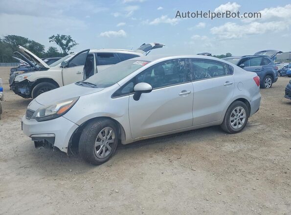 KNADM4A35H6108206 2017 KIA RIO Silver უკანა მარცხენა