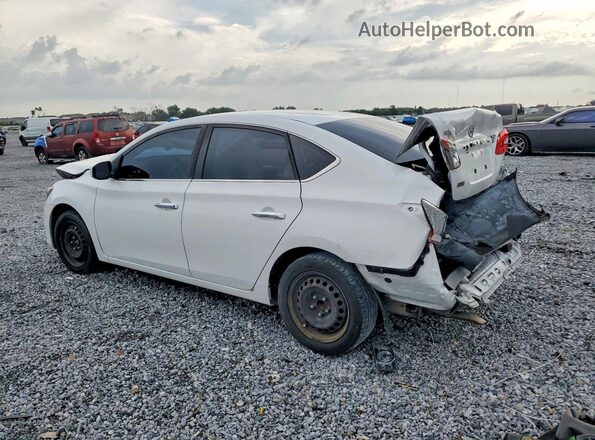 3N1AB7AP9KY334574 2019 NISSAN SENTRA White Tył prawy