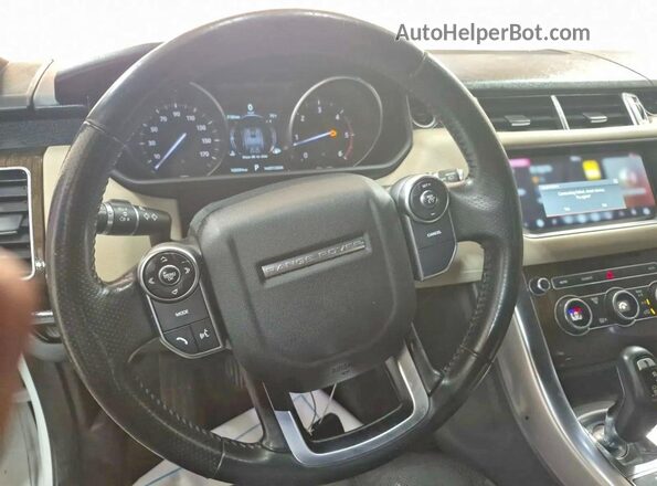 SALWR2FK0HA162357 2017 LAND ROVER RANGE ROVER White Widok deski rozdzielczej