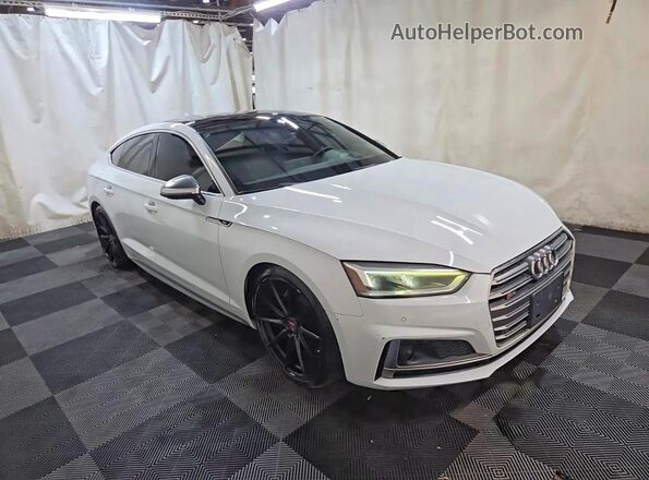 WAUC4CF52JA039705 2018 AUDI S5 White Trasero izquierdo