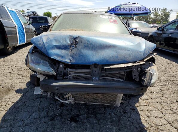 3VWDB7AJ2HM292235 2017 VOLKSWAGEN JETTA Синий Вид сзади