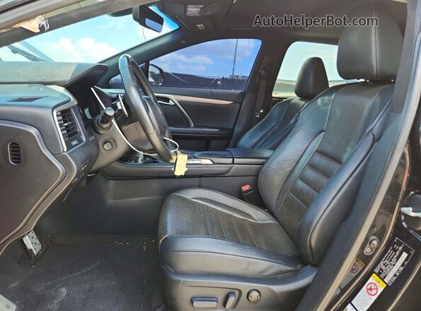 2T2BZMCA2HC056898 2017 LEXUS RX 350 Black Dashboard view