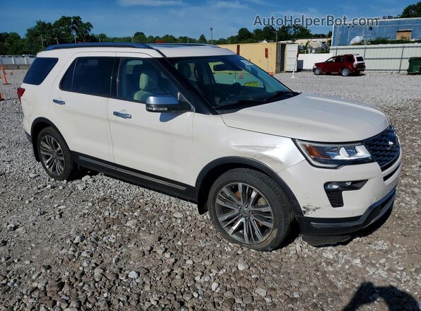1FM5K8HT3JGB29058 2018 FORD EXPLORER Белый Вид спереди