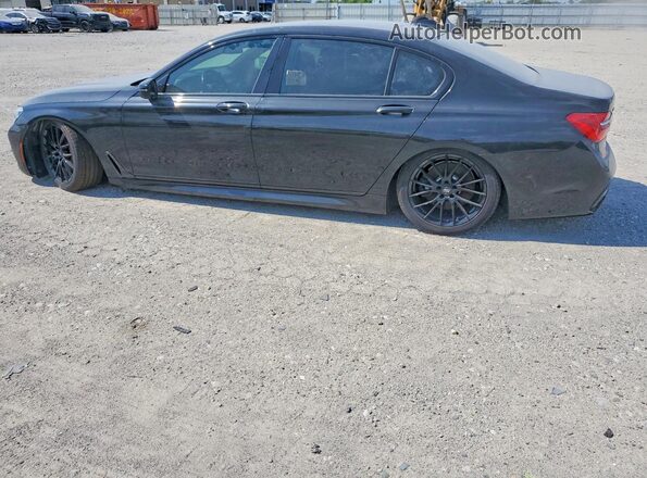 WBA7F2C50JG424686 2018 BMW 7 SERIES Black უკანა მარჯვენა