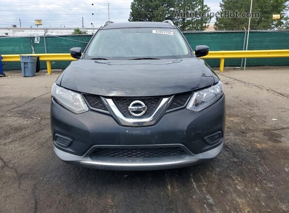 KNMAT2MV8GP717664 2016 NISSAN ROGUE Black Rear view