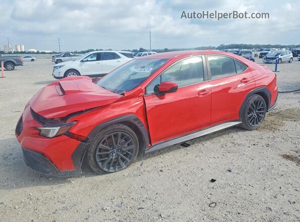 JF1VBAF67N9007439 2022 SUBARU WRX Красный Задняя левая четверть