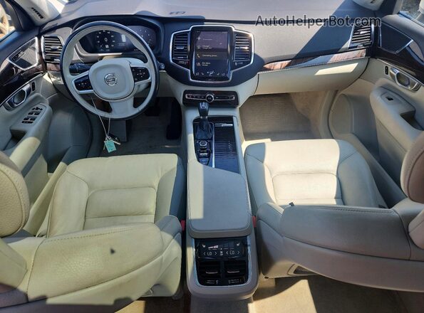 YV4A22PK8G1037140 2016 VOLVO XC90 Beige Vista del cuadro de instrumentos