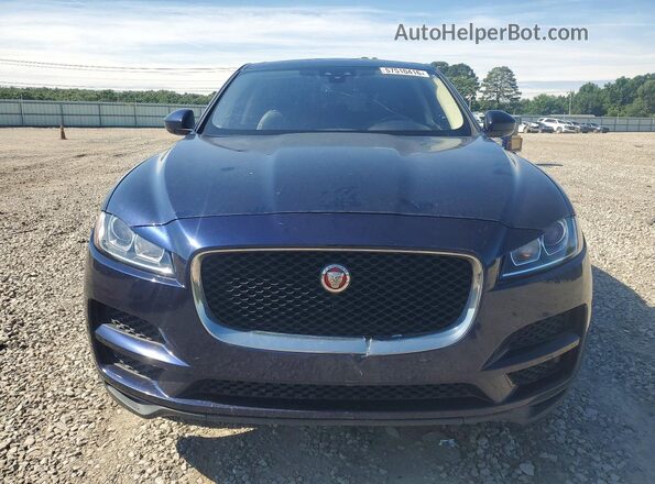 SADCJ2GX4JA236739 2018 JAGUAR F-PACE Blue Հետևի տեսք
