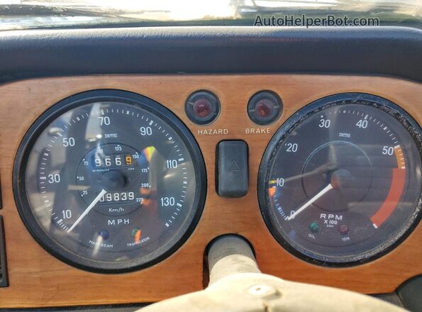 CC25196L 1969 TRIUMPH GT6 Черный Вид щитка приборов