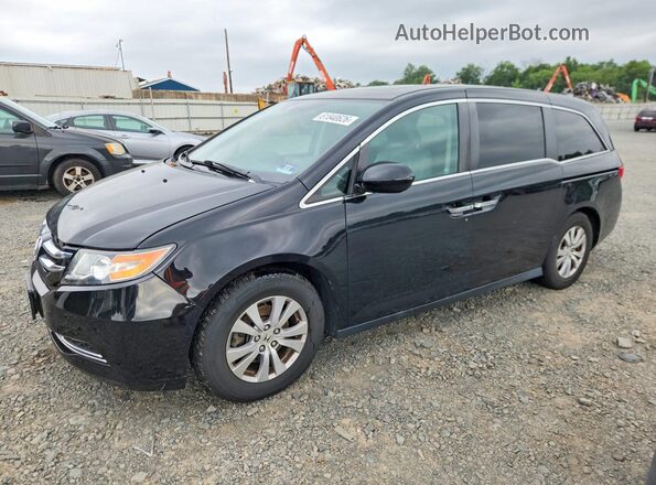 5FNRL5H63GB116714 2016 HONDA ODYSSEY Black Tył lewy
