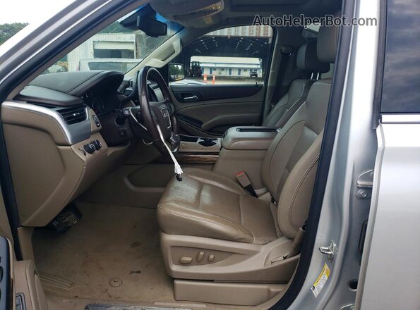 1GKS2GKC5KR252980 2019 GMC YUKON Silver Widok deski rozdzielczej