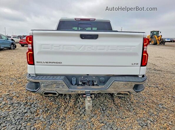 3GCUYGEL0LG417267 2020 CHEVROLET SILVERADO White Widok wnętrza z przodu