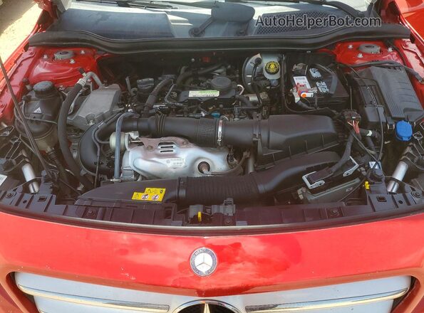 WDCTG4EB5GJ240122 2016 MERCEDES-BENZ GLA-CLASS Red VIN კოდის სტიკერის ხედი