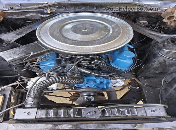 7701G252161 1967 FORD MUSTANG Blue წინა პანელის ხედი