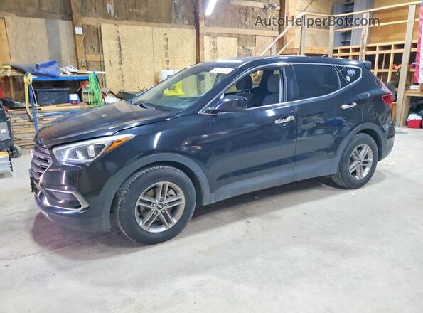 5XYZTDLB5HG432236 2017 HYUNDAI SANTA Black Trasero izquierdo