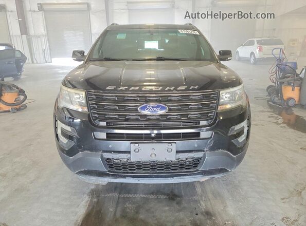 1FM5K8GT7HGB66397 2017 FORD EXPLORER Black Հետևի տեսք