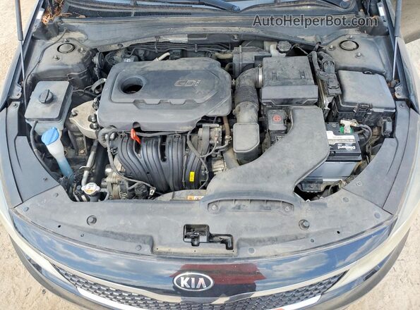 5XXGT4L33HG124793 2017 KIA OPTIMA Black Вид підкапотного простору