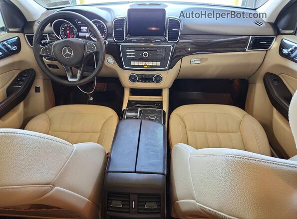 4JGDA5HB9HA973431 2017 MERCEDES-BENZ GLE White Widok zestawu wskaźników
