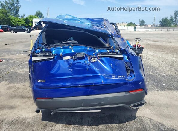 JTJSARBZ3M2193161 2021 LEXUS NX Blue Вид салону спереду
