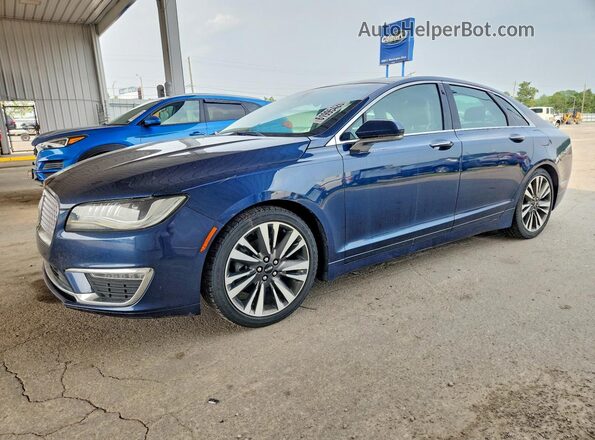 3LN6L5F96HR639463 2017 LINCOLN MKZ Blue Tył lewy