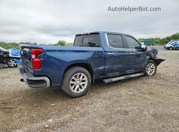 3GCUYGEL7NG168582 2022 CHEVROLET SILVERADO Blue Առջևի աջ