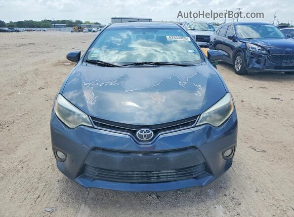 5YFBPRHE8GP418038 2016 TOYOTA COROLLA Gray Հետևի տեսք