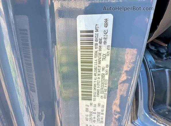 3C6TRVDG3KE520850 2019 RAM PROMASTER Gray Widok wnętrza z tyłu