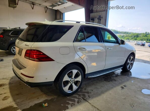 4JGDA5HB9HA973431 2017 MERCEDES-BENZ GLE White Przód prawy