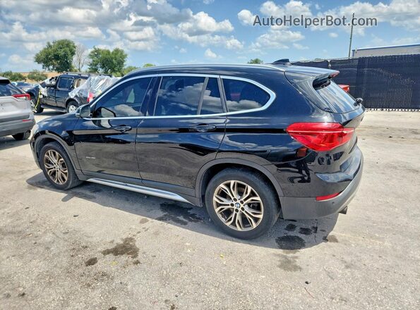 WBXHT3Z37H4A53653 2017 BMW X1 Black Задня права чверть